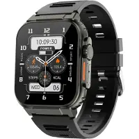 Lixada A70 1,96 Zoll Smartwatch IP68 Wasserdichte Sportuhr BT5.0 Intelligente Uhr Fitness Tracker Multifunktionsuhr Kompatibel mit Android4.4/iOS8.0