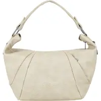 Fritzi aus Preußen Umhängetasche Croissant Hobo Bag Grainy Light Beige