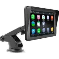 Homelody Tragbarer drahtloser Auto-MP5-Stereo-Player 7 Zoll HD Carplay mit Apple CarPlay und Android Auto