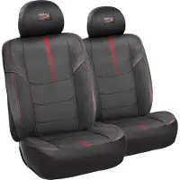 Red Bull Racing Sitzschonbezug Sitzbezüge Set Vorne Polyester PVC Schwarz Rot
