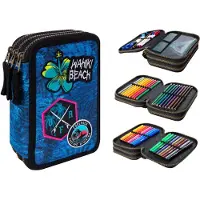 Sonstiges COOLPACK JUMPER 3 B67156 gefülltes Federmäppchen Federmappe Schülermäppchen Federtasche BADGES AUFNÄHER leicht bunt Kinder Mädchen