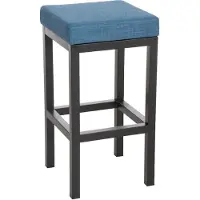 CLP Barhocker Taylor B80 Stoff blau
