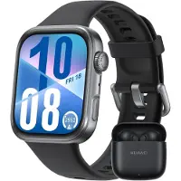 Huawei Watch Fit 4 Smartwatch mit FreeBuds SE 2 Fitness Tracker 5ATM wasserdicht Gesundheitsfunktionen bis zu 10 Tage Akku für Android iOS