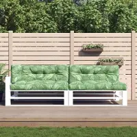 vidaXL "2026 Promotion" Palettenkissen 5-tlg. Blattmuster Stoff - Gartenmöbelauflagen CC21916