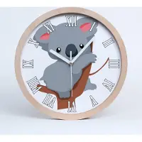 Tulup Holzuhr 20fi cm wanduhr - weiße Spitzen - Koala auf einen Baum