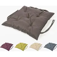 Sunnypillow Bankauflage Stuhlkissen Bankkissen 50 x 50 cm Sitzkissen für Hollywoodschaukel Polsterauflage Auflage für Gartenbank viele Farben und Größen zur Auswahl Anthrazit