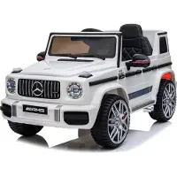 BOGI Elektro-Kinderauto Mercedes G 63 AMG 12V - 2x25W, RC, mit Musik & LED