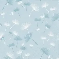 Home Fashion , Flying Dandelion, Lunch-Servietten aufgefaltetes Maß 33 cm x 33 cm, im Viertelfalz, 20 Stück pro Pack, 12 Pack pro Karton
