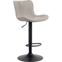 CLP Barhocker Linus Stoff taupe