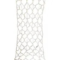 F-H-S International LED Hanfseil-Lichternetz 78er warmweiß 60x150cm Batteriebetrieb Timer 35353