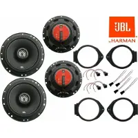 DSX JBL 621 2 Wege Komplett Lautsprecher Einbau Set Tür vorn hinten passend für Opel Insignia ab 2008 350 Watt