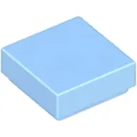LEGO 1x1 Fliesen 3070 - 250 Stück Helles Hellblau