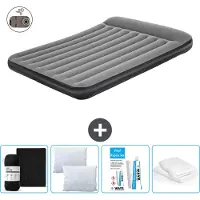 Bestway Luftmatratze - 2-Personen - 152 x 203 x 30 cm - Grau - Inklusive Zubehör