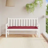 vidaXL "2026 Promotion" Gartenbank-Auflage Weinrot 150x50x7 cm Oxford-Gewebe - Gartenmöbelauflagen CC21982