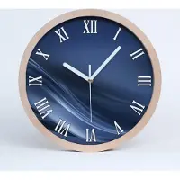 Tulup Holzuhr 30fi cm wanduhr - weiße Spitzen - szaraala