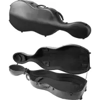 StarTech.com Cellokoffer 4/4 - Hartschalenetui - Carbonfaser-Verbund - Weichfutter - Zwei Rucksackgurte - Kratzfest - Professionelle Celloform - Reisetauglich - Schwarz