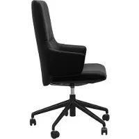 Stressless Home Office Stuhl Mint, mit Armlehnen, Größe L, hohe Rückenlehne