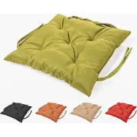 Sunnypillow Bankauflage Stuhlkissen Bankkissen 45 x 45 cm Sitzkissen für Hollywoodschaukel Polsterauflage Auflage für Gartenbank viele Farben und Größen zur Auswahl Grün
