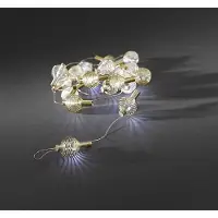 Konstsmide LED Deko Lichterkette 20er Batterie 3xAA kalt weiß 220cm innen 3169-803