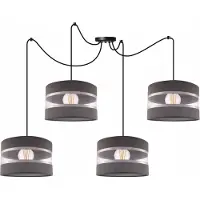 Light11 HOME Kinder Kronleuchter Spinnenlampe mit Lampenschirmen – Verspielte Pendelleuchte fürs Kinderzimmer