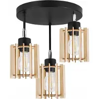 Light11 HOME Moderne Led-Deckenhängelampe Aus Holz