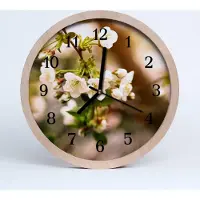 Tulup Holzuhr 20fi cm wanduhr - Natur