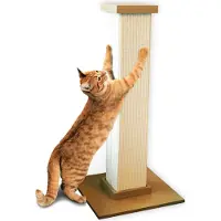 Famanu Kratzbaum Braun 40 x 40 cm für Katzen - SmartCat