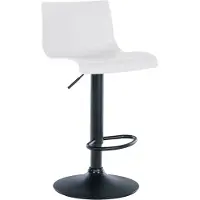 CLP Barhocker Branford Kunststoff weiß