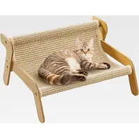 Markenlos Katzenkratzbett | Kratz Lounge Für Pflege - Vielseitiger Möbelschutz Kuscheliges Kratzmöbel Für Indoor Spielmöbel