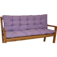 Rattani Bankauflage Kissen / Polster für Gartenbank / Bankkissen 120 cm violett