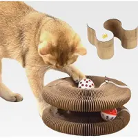 Markenlos Kratzbrett für Katzen | Kratzbrett für Kätzchen im Innenbereich, Spielmatte für pädagogische Bereicherung drinnen und draußen