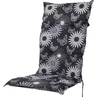 Sun Garden Auflage Hochlehner Naxos 30440-700 schwarz-grau-beige 119x49x6 cm