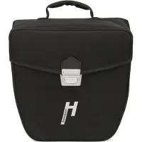 Haberland Einzeltasche 16l Pur schwarz - formstabile Fahrradtasche mit modern....
