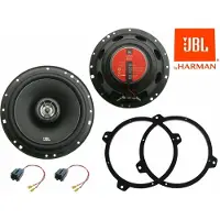 DSX JBL Lautsprecher 261 2 Wege System Einbau Set Tür vorn passend für BMW 3er E46 ab 1998 175 Watt