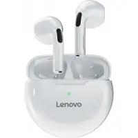 Lenovo In-Ear Kopfhörer Ht38 Weiss Mikrofon Sport