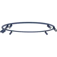 Licht-Erlebnisse Spot Strahler Aluminium Metall GU10 verstellbar Ø 130 cm rund Marineblau Modern Lampe