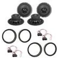 ESX HORIZON HZ-62 Koaxial Einbauset für Fabia 5J Octavia 1U 5E vorne hinten