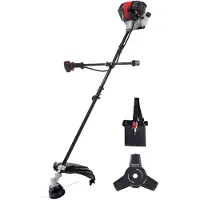 Scheppach Benzin-Freischneider PBC310-4S - 0,7 kW | 1,0 PS 4-Takt-Benzinmotor | Seilzugstarter | Motorsense & Rasentrimmer