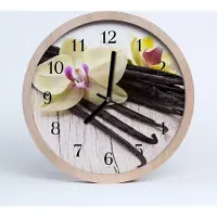 Tulup Holzuhr 20fi cm wanduhr - Vanilla Blumen Spice