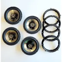 Mac Audio Lautsprecher Einbauset passend für Seat Toledo Leon VW Polo 6 Tür vorne und hinten