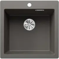 BLANCO Pleon 5 - Silgranitspüle, 515x510 mm, InFino, grau 527318