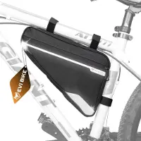 Evi Wasserdichte Fahrrad Rahmentasche, Dreieckstasche für Mountainbike & Rennrad, 300D Oxford Bikepacking Tasche mit Klettverschluss, BIKE EcoTrek