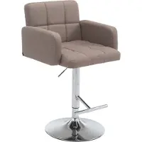 CLP Barhocker Los Angeles Stoff C taupe