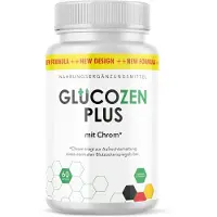 Glory Products OÜ Glucozen Plus Kapseln | speziell entwickelte Formel | mit Zink und Chrom | 60 Kapseln Inhalt