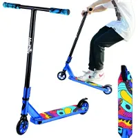 Malplay Trick Roller für Kinder Tretroller Jugendliche Urban Aluminium 360° Bunt bis zu 100 kg ABEC9