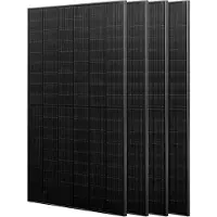 JA Solar Solarmodul 455W Bifazial Glas-Glas Photovoltaik full black Solar panel 4 pcs