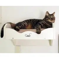 Cats Design Kletterwand große Katzen stabil Wandkratzbaum Wandbett F3