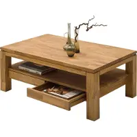 Möbelando Couchtisch Holztisch Wohnzimmertisch Sofatisch Tisch aus Massivholz "Gordon II"