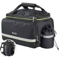 Markenlos Fahrradtasche für Gepäckträger, Wasserdicht und Faltbar, 20L/35L Kapazität, Geeignet für Fahrrad und Mountainbike