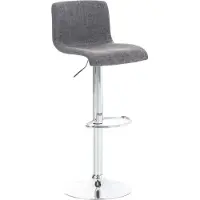 CLP Barhocker Hoover Stoff C hellgrau